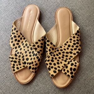 Loeffler Randall leopard sandals